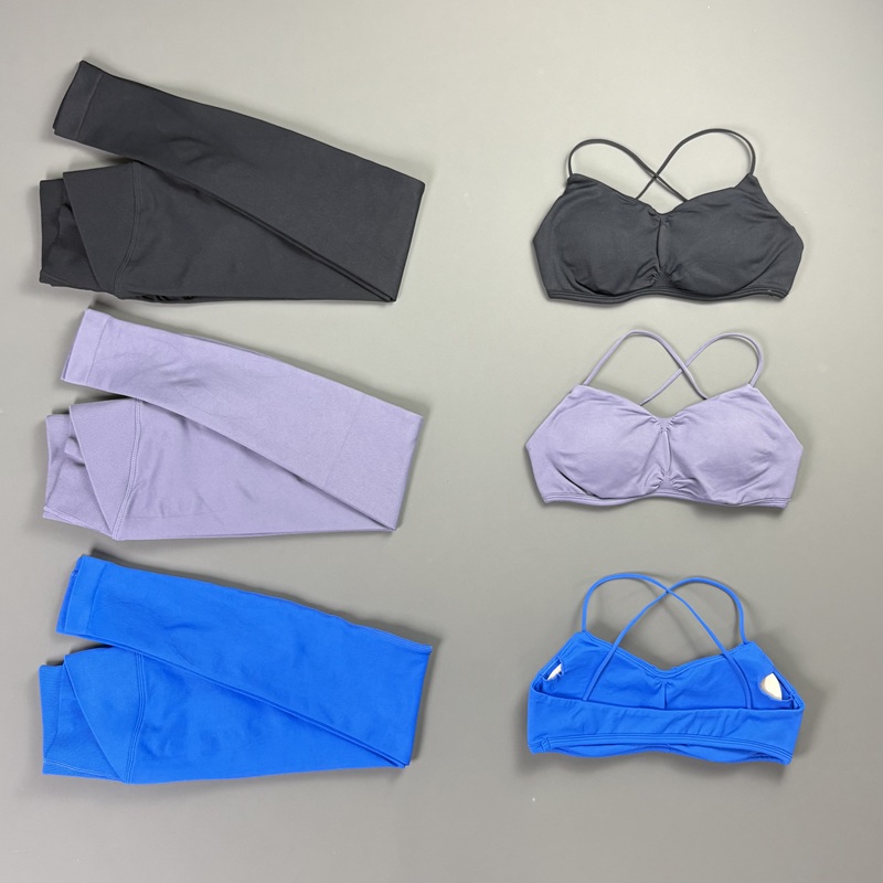 Pilates Yoga Legging - Conjunto de 2 Peças: Leggings Esportivas