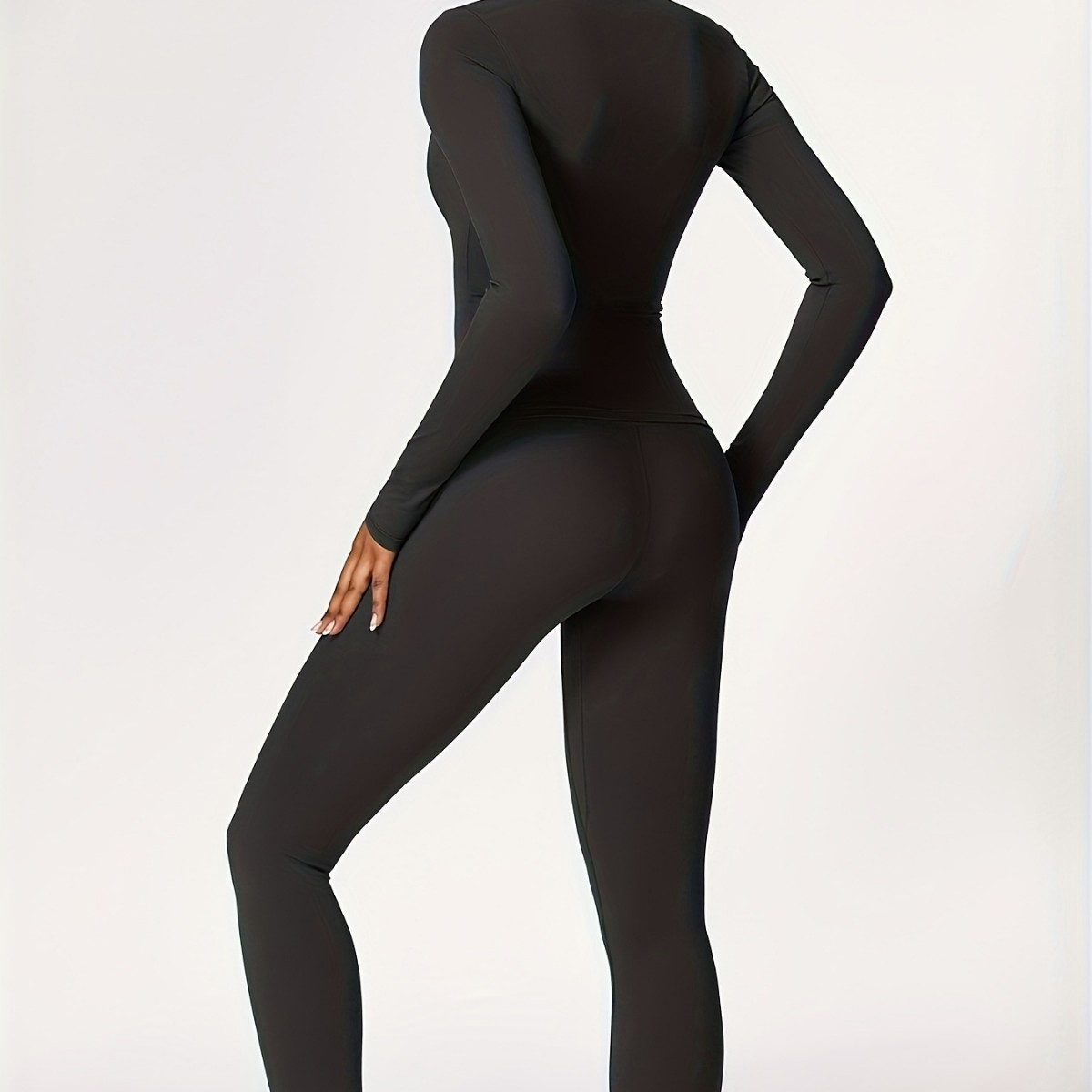 Conjunto de ioga justo e slim, - Pilates & Yoga Reversible Mockneck Sweatshirt avaliação e preço
