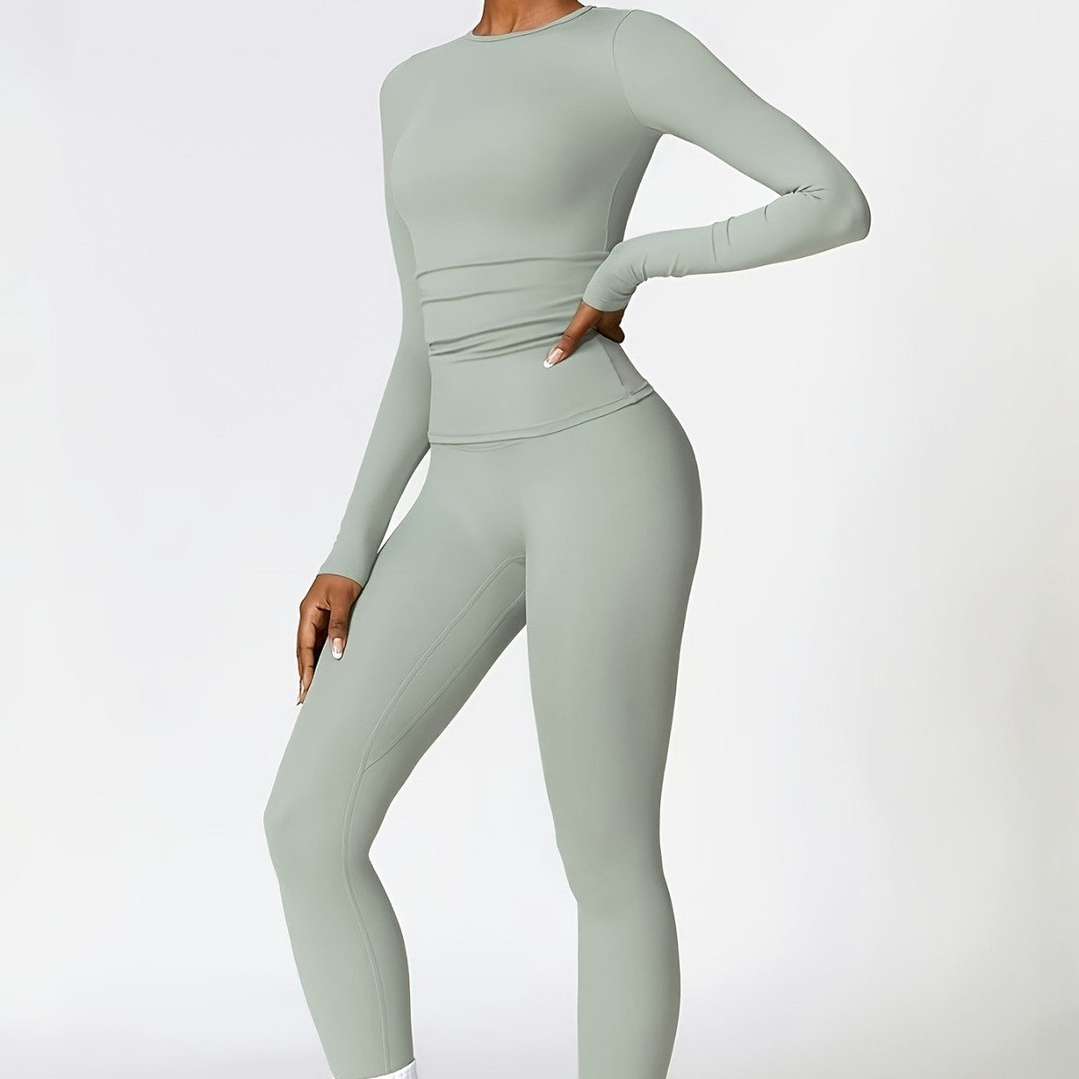 Conjunto de ioga justo e slim, - Pilates & Yoga Reversible Mockneck Sweatshirt avaliação e preço