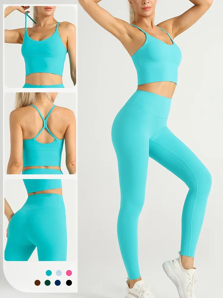 2 peça roupas de yoga agasalho - Pilates Yoga Legging avaliação e preço