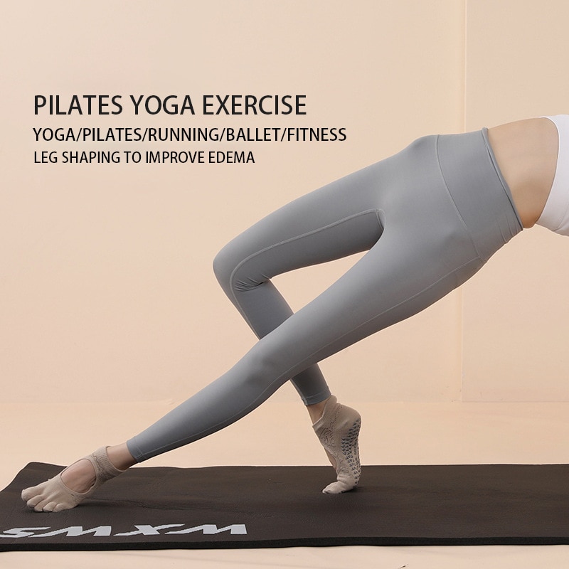 Mulheres Yoga Toe Socks Alta Q - Fitness Yoga Pilates avaliação e preço