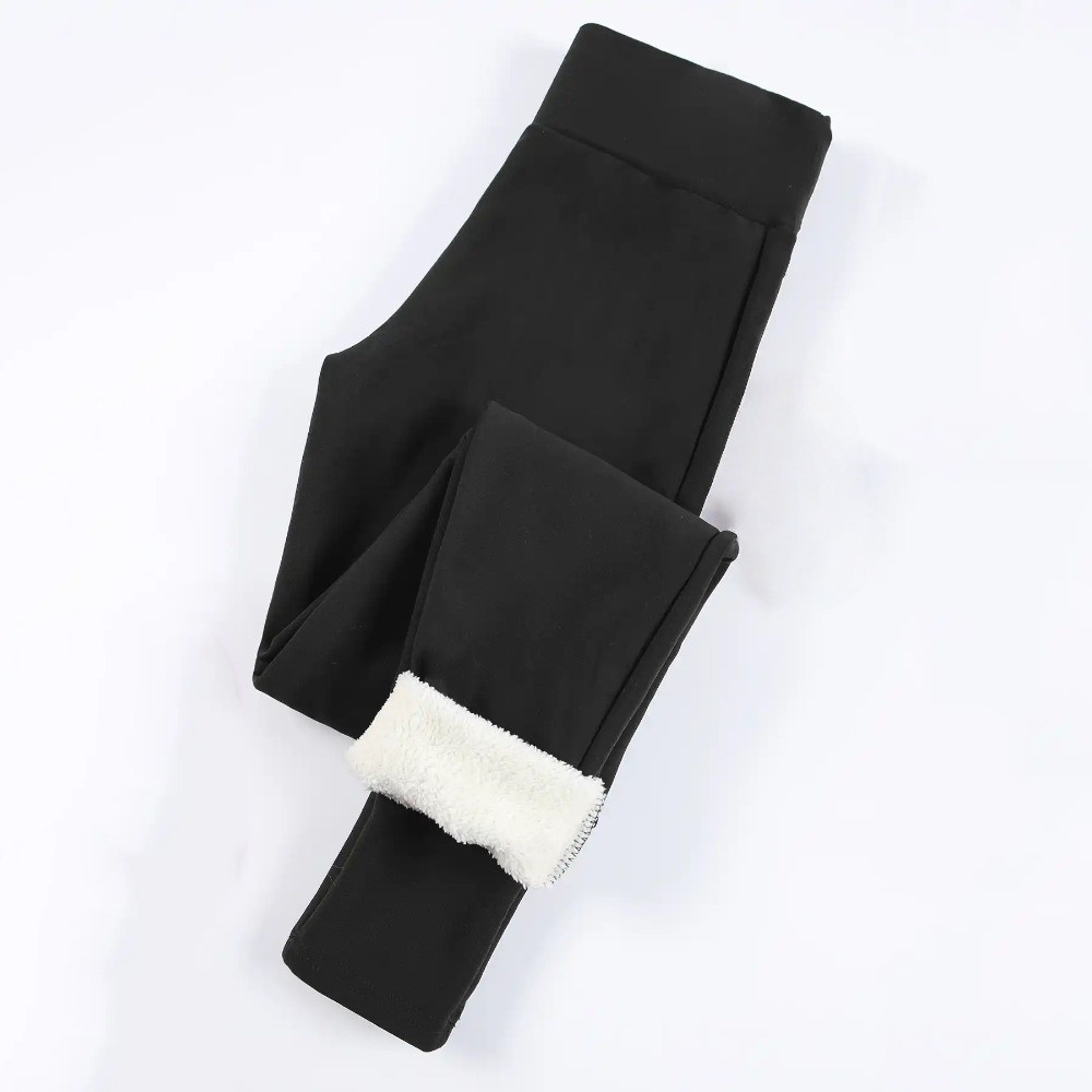 Leggings de Fleece de Cintura  - Pilates Yoga Legging avaliação e preço