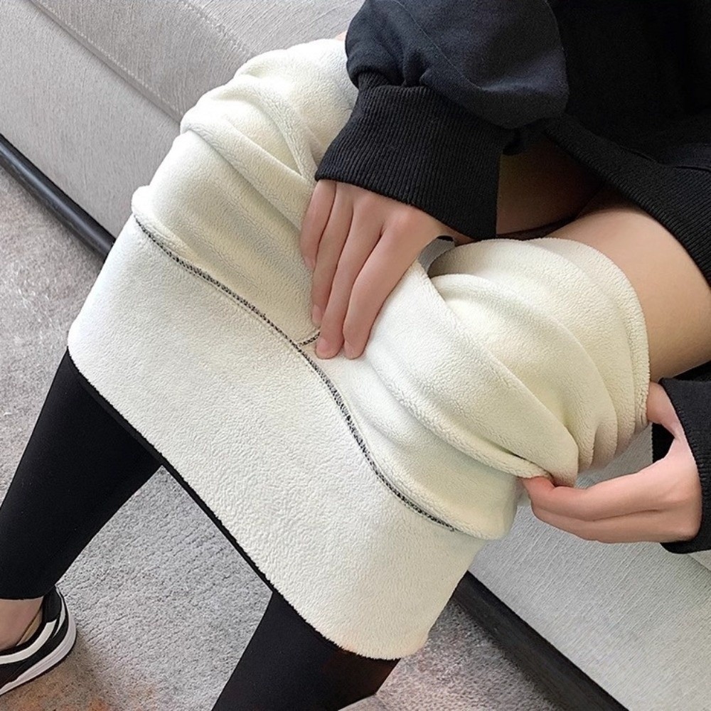 Leggings de Fleece de Cintura  - Pilates Yoga Legging avaliação e preço