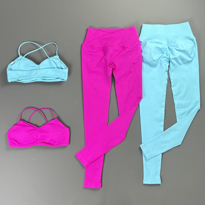 Conjunto de 2 Peças: Leggings  - Pilates Yoga Legging avaliação e preço