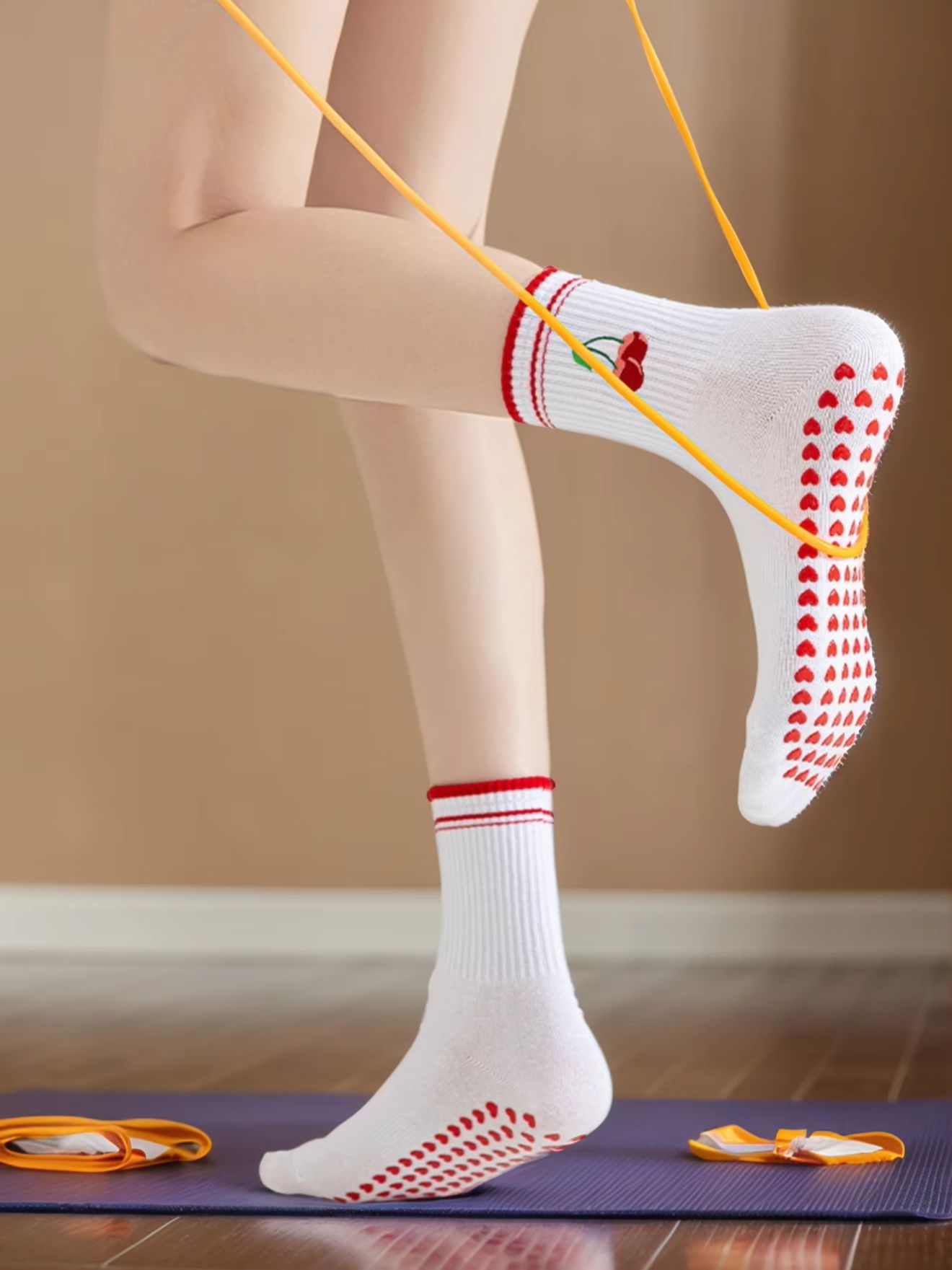 1 par de Meias Profissionais d - Fitness Yoga Pilates avaliação e preço