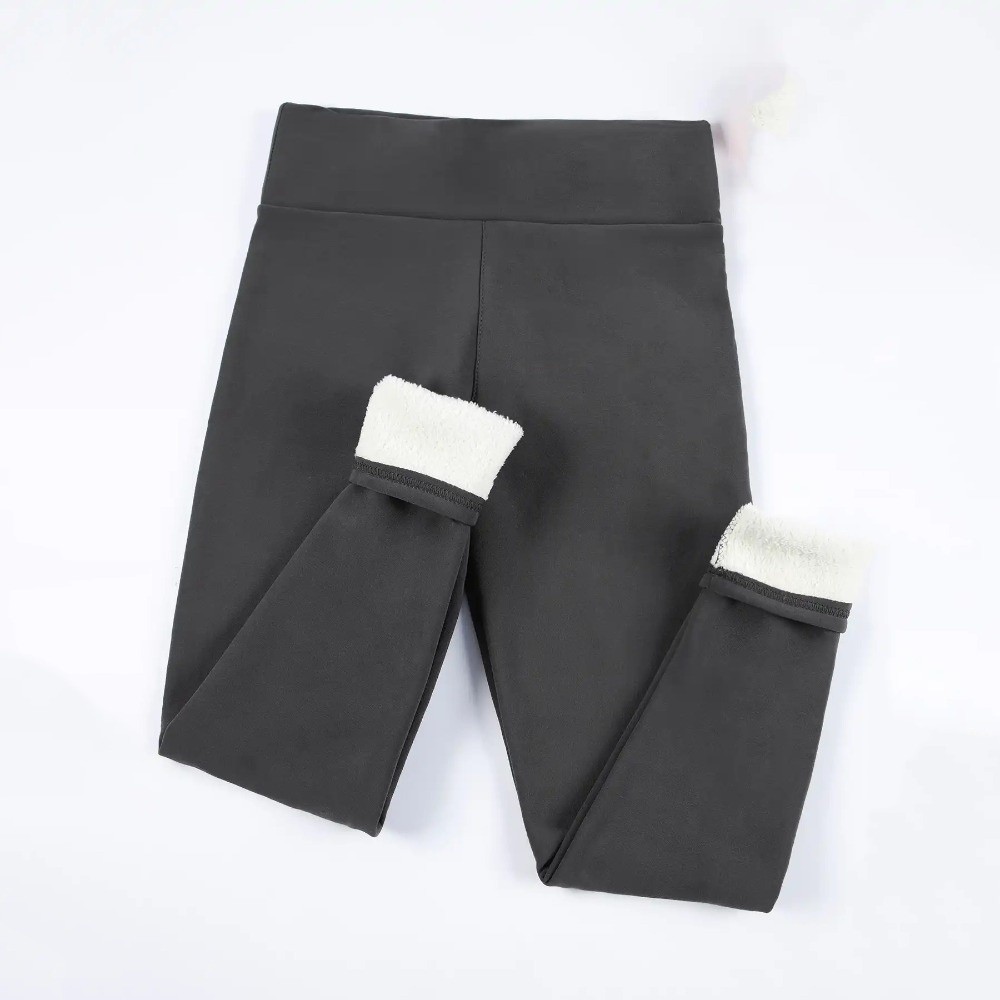 Leggings de Fleece de Cintura  - Pilates Yoga Legging avaliação e preço